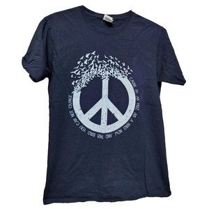 Freebird Lynyrd Skynyrd Peace Sign Black Size S 'Cause Im as free as a bird....'